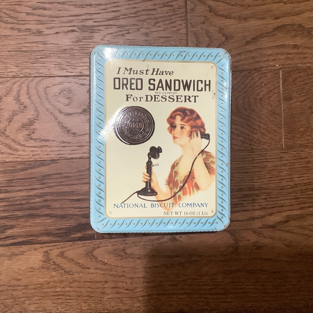 Vintage Oreo Tin